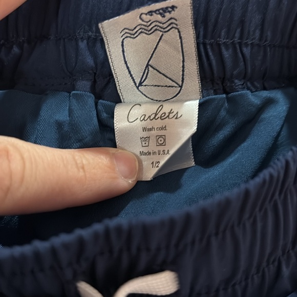 Cadets Blue Swim Shorts SZ 1/2 NWOT - Picture 3 of 3